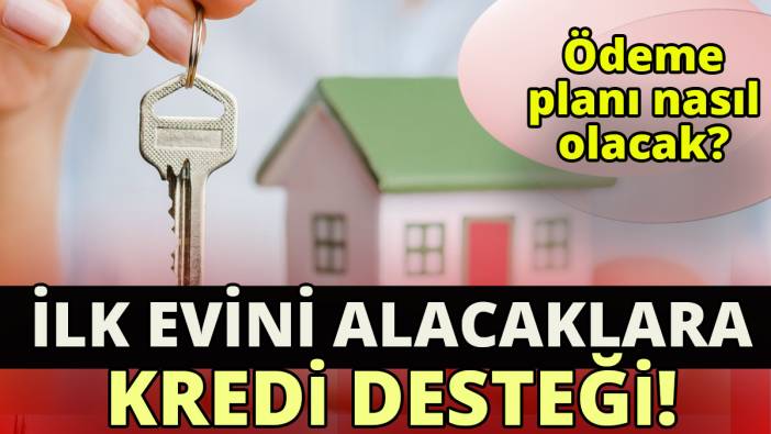 İlk evini alacaklara kredi desteği'Ödeme planı nasıl olacak'