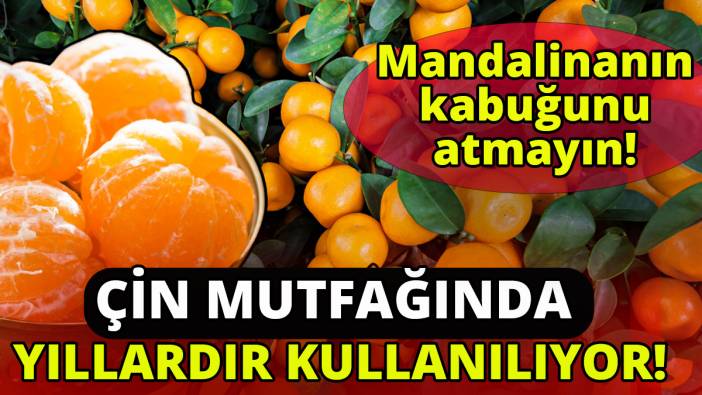 Çin mutfağında yıllardır kullanılıyor 'Mandalina'nın kabuğunu atmayın'