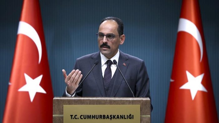 Kalın'dan İsrailli sözcüye tepki