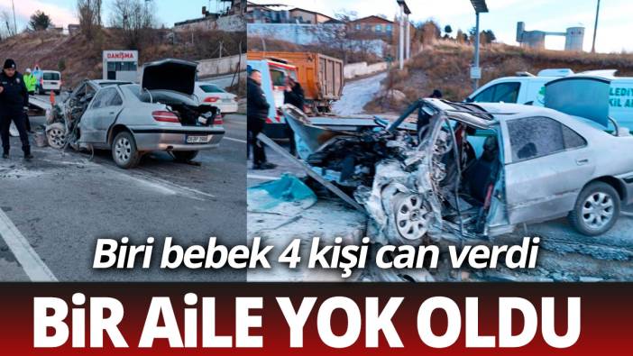 Ankara'da feci kaza Biri bebek aynı aileden 4 kişi öldü