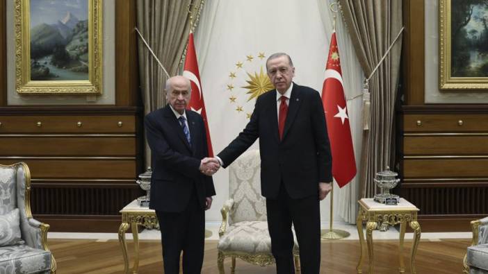 Cumhurbaşkanı Erdoğan MHP Lideri Bahçeli'yle görüştü