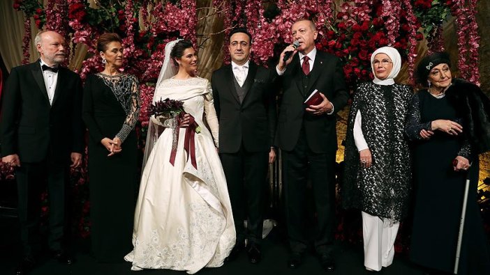 Erdoğan nikah şahidi oldu