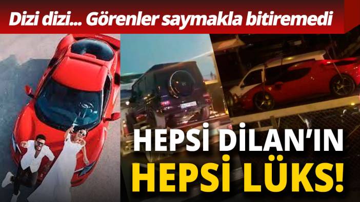 Dilan Polat'ın lüks araçlarını yolda görenler dondu kaldı
