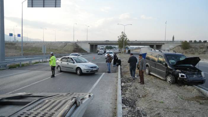 Denizli'de zincirleme trafik kazası meydana geldi