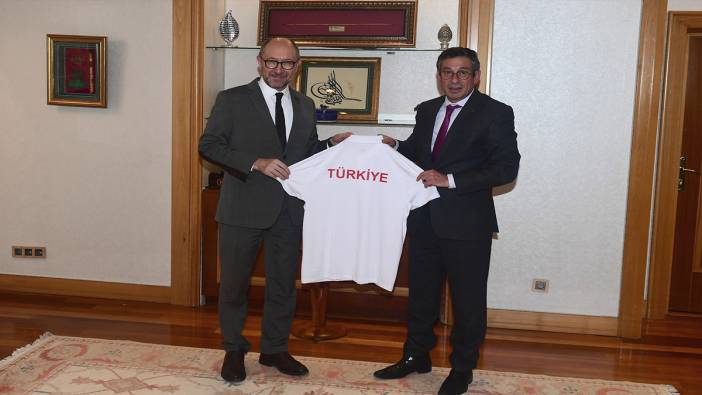 Türkiye Üniversite Sporları Federasyonu Rektör Erdal’ı ziyaret etti