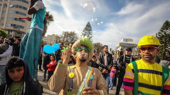 Gazze'de 'Sokak Karnavalı'