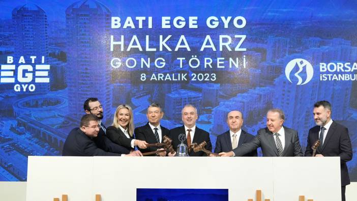 Borsa İstanbul'da gong Batı Ege GYO için çaldı