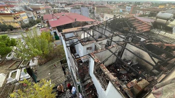 Aydın'da yangında bir ev tamamen kül oldu
