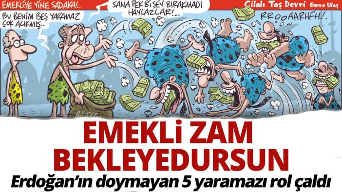 Emekli zam bekleyedursun Erdoğan'ın 5 haylazı rol çaldı