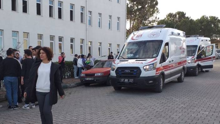 Zonguldak'taki bir yurtta 34 öğrenci zehirlendi