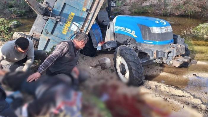 Aydın'da traktör kazası meydana geldi