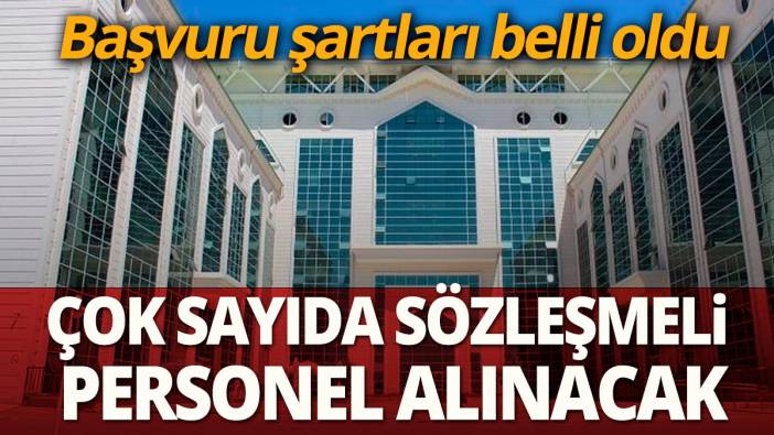 Ankara Yıldırım Beyazıt Üniversitesi çok sayıda sözleşmeli personel alacak