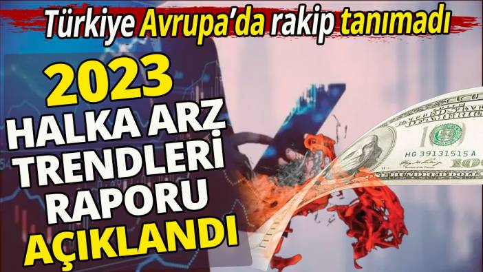 'Türkiye Avrupa'da  rakip tanımadı' 2023 Halka Arz Trendleri Raporu açıklandı
