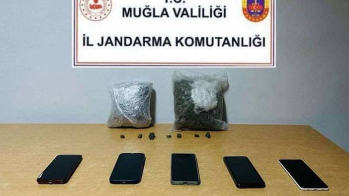 Muğla'da 1 kilo skunk ele geçirildi