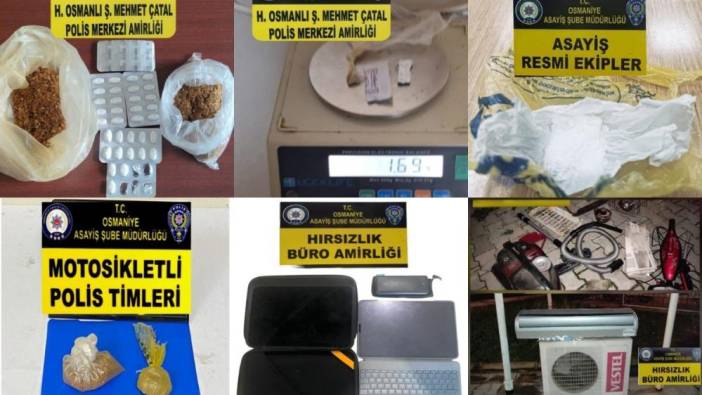 Osmaniye’de asayiş uygulamaları