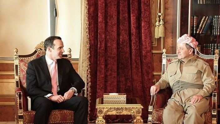 Mesut Barzani ile McGurk "Suriye"yi görüştü