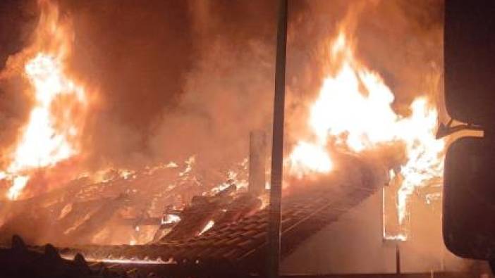 Tokat'ta tarihi konakta yangın çıktı