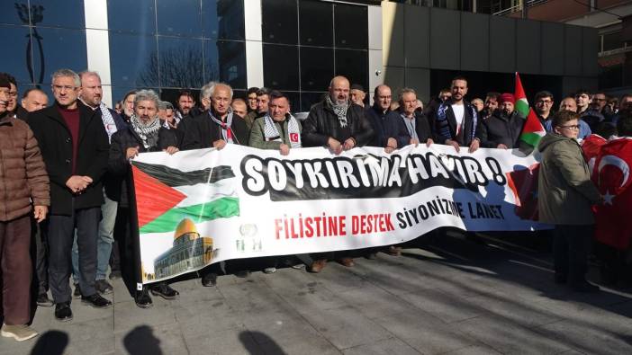 Kütahya’da Filistin’e destek etkinliği gerçekleştirildi