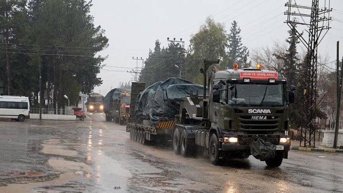 Sınıra sevkiyat sürüyor