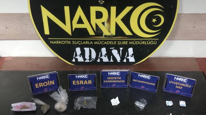 Adana uyuşturucu operasyonunda 3 tutuklu