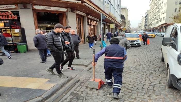 Diyarbakır’da yeni yıl için temizlik çalışmaları devam ediyor