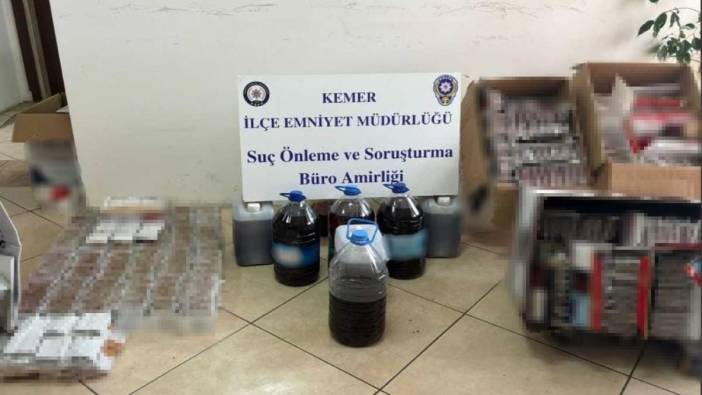 Antalya’da kaçak tütün ve alkol operastonu ‘5 gözaltı’