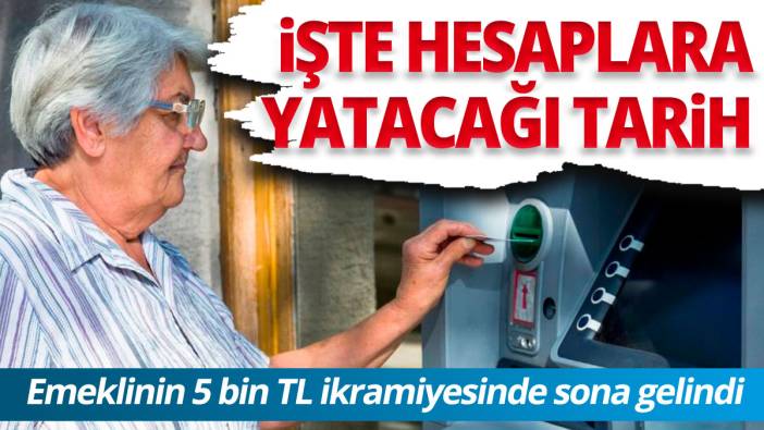 Emeklinin 5 bin TL'lik ikramiyesi Meclis'ten geçti İşte hesaplara yatacağı tarih