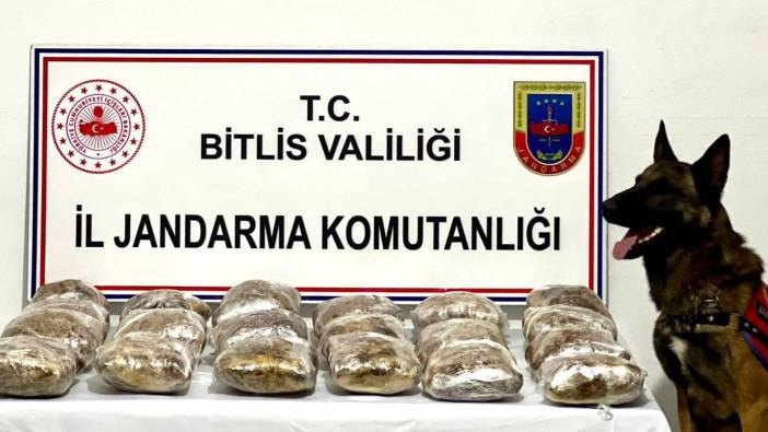 Bitlis'te uyuşturucu operasyonu düzenlendi