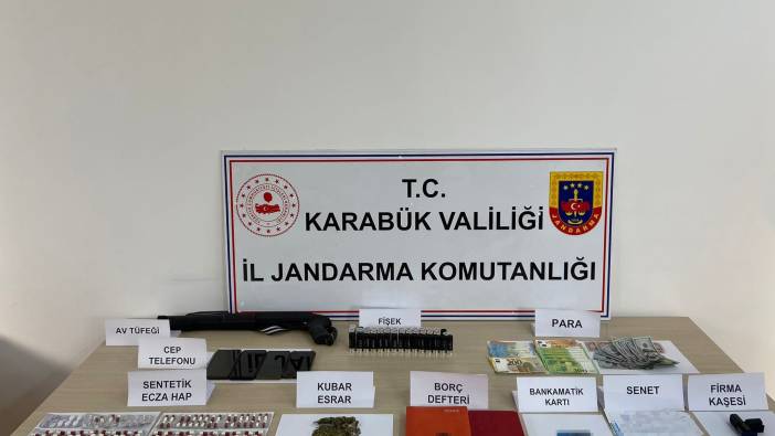 Karabük'te tefecilik ve yağma operasyonu