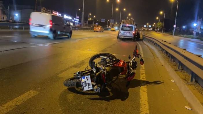 Kartal’da hafif ticari araca çarpan motosikletin sürücüsü hayatını kaybetti