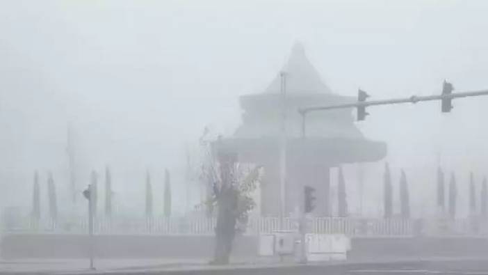 Diyarbakır'da uçuşlara sis engeli
