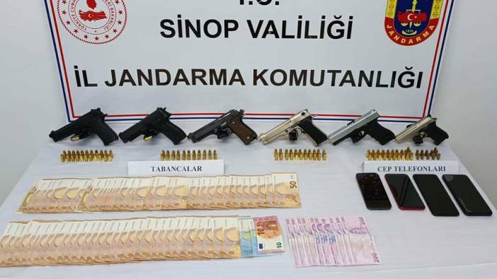 Sinop'ta silah kaçakçılığı operasyonu 'Gözaltılar var'