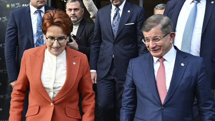 Ahmet Davutoğlu'dan Meral Akşener'e ziyaret