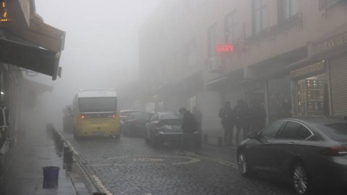 Mardin’de yoğun sis hayatı zorlaştırıyor