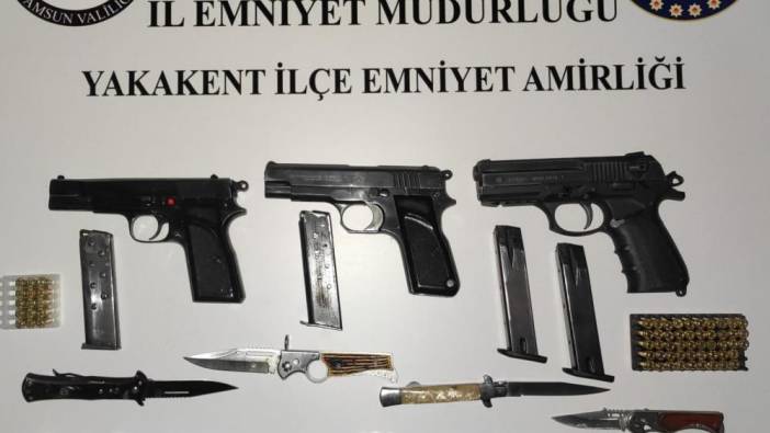 Samsun'da silah kaçakçılığı şüphelisi yakalandı