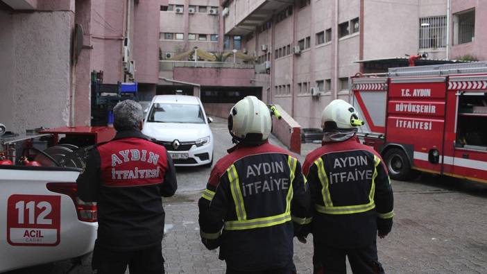 Aydın Devlet Hastanesi'nde yangın