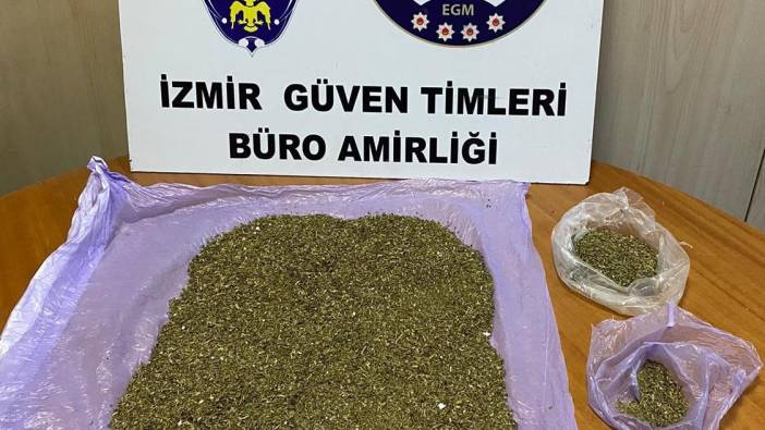 İzmir'de cezaevi firarisi uyuşturucuyla bulundu