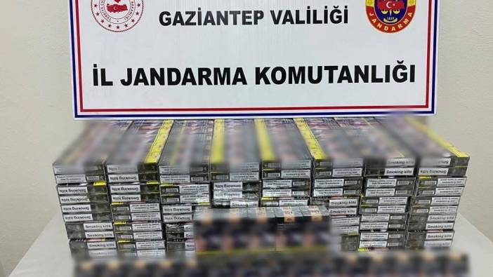 Gaziantep’te kaçak sigara operasyonu