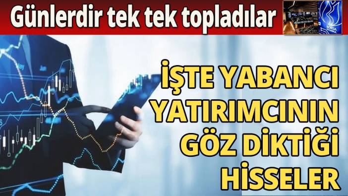 Yabancının gözüne kestirdiği hisseler belli oldu Günlerdir tek tek topladılar