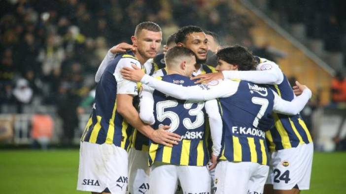 Sezonun ilki Fenerbahçe'den İlk yarıda 5 gol