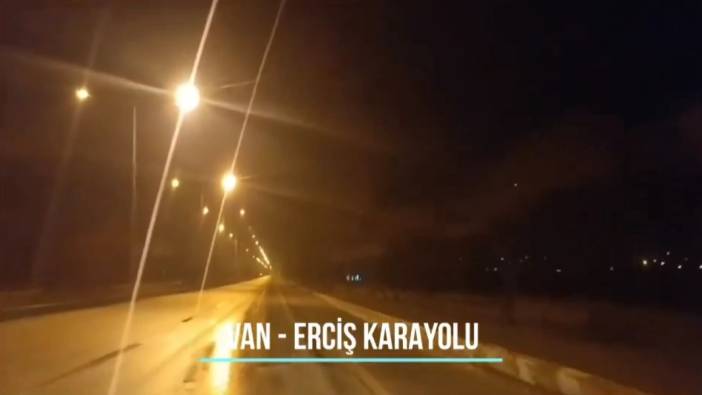 Van polisinden sürücülere kısa video