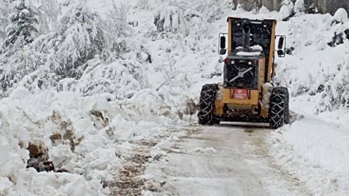 Kastamonu’da kar yağışı etkili oldu