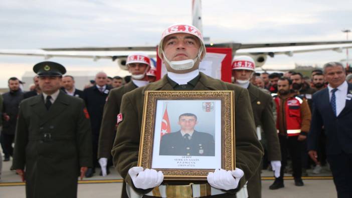 Şehit Uzman Çavuş Serkan Sayin son yolcuğuna uğurlandı