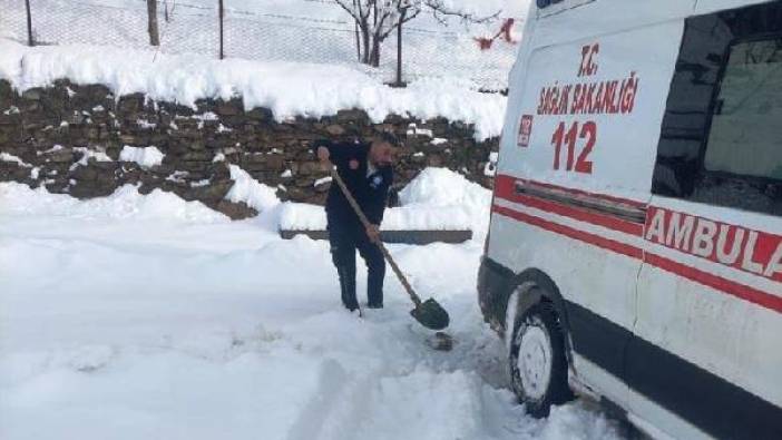 Zorlu mesai Hasta almaya giderken kara saplandılar