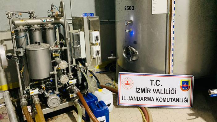 İzmir'de binlerce litre etil alkol ele geçirildi
