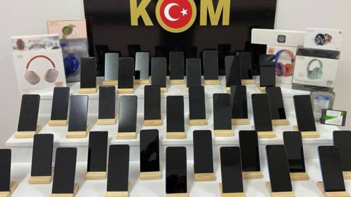 Konya'da onlarca cep telefonu ele geçirildi