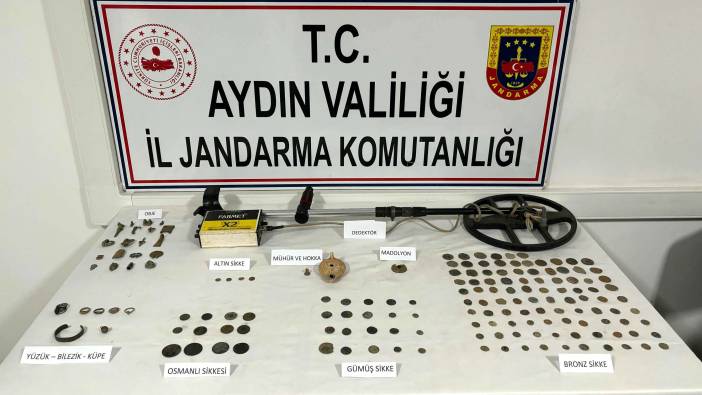 Aydın'da tarihi eserleri satmaya çalışan şüpheli gözaltına alındı