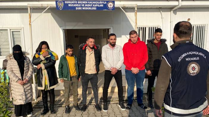 Osmaniye’de 7 kaçak göçmen yakalandı