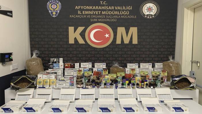 Binlerce makaron ve elektronik sigara yakalandı