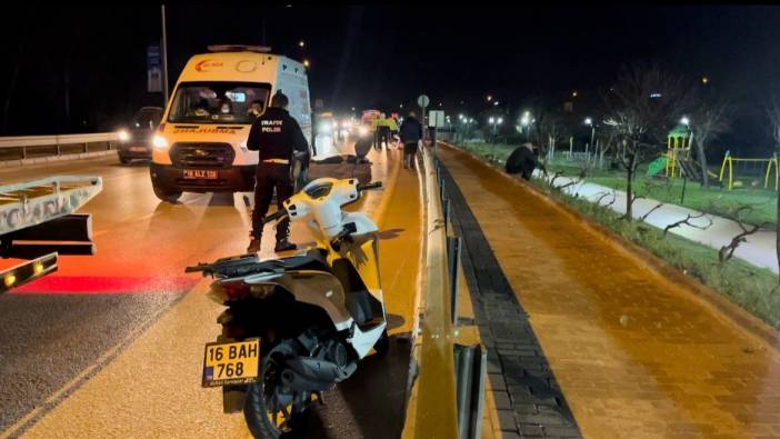 Şiddetli rüzgarından savruldu Motosikletli genç hayatını kaybetti